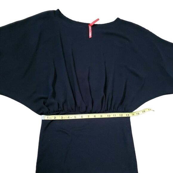 Ruby Ribbon Womens Sheer Banded Black Blouse Size XS - Picture 10 of 12